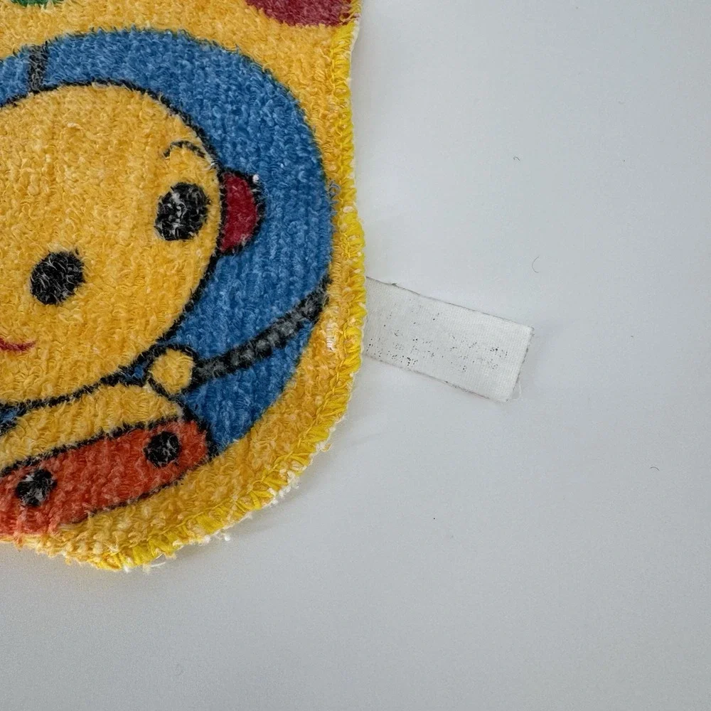 Rolie‎ Polie Olie Wash Cloth Rare Mom Dad Zowie Yellow Terry Cloth Disney